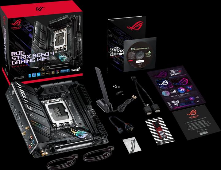 Produktbild ASUS ROG STRIX B660-I GAMING WIFI (LGA 1700, Intel B660, Mini-ITX)