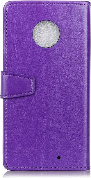 Image du produit MU Classic Crazy Horse Couverture cuir Bookcover Housse (Motorola Moto X4)