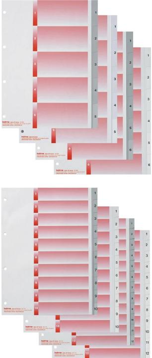 Immagine prodotto Kolma Indice A4 forte 1-5 5 pezzi grigio