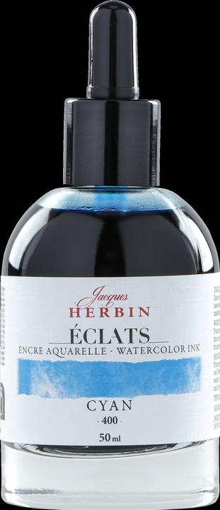 Actual product image Herbin Watercolour ink (Inkwell, Blue, Turquoise)