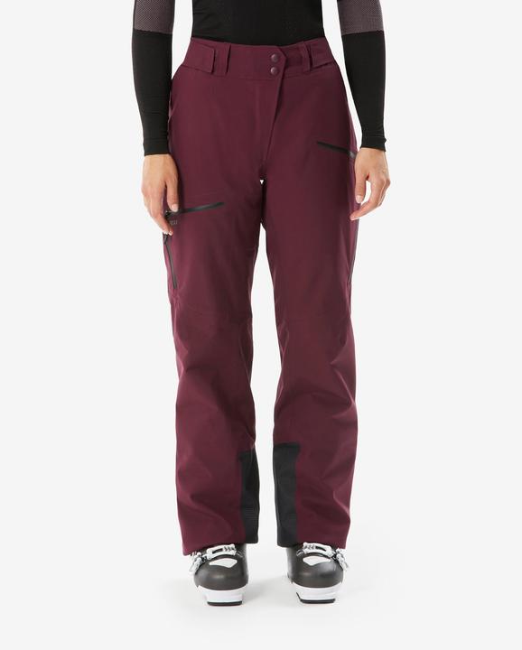 Wedze Skihose Damen warm und atmungsaktiv Damen - 500 bordeauxrot (40)