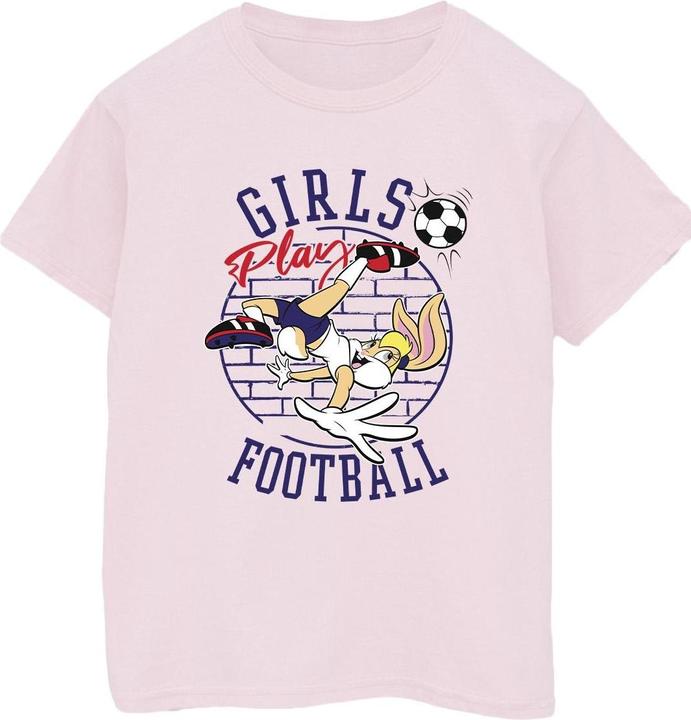 Looney Tunes Lola Bunny Girls Play Football TShirt (XXL)