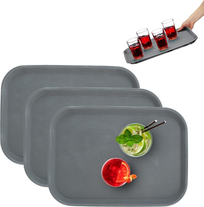 Actual product image Relaxdays 3x waiter tray