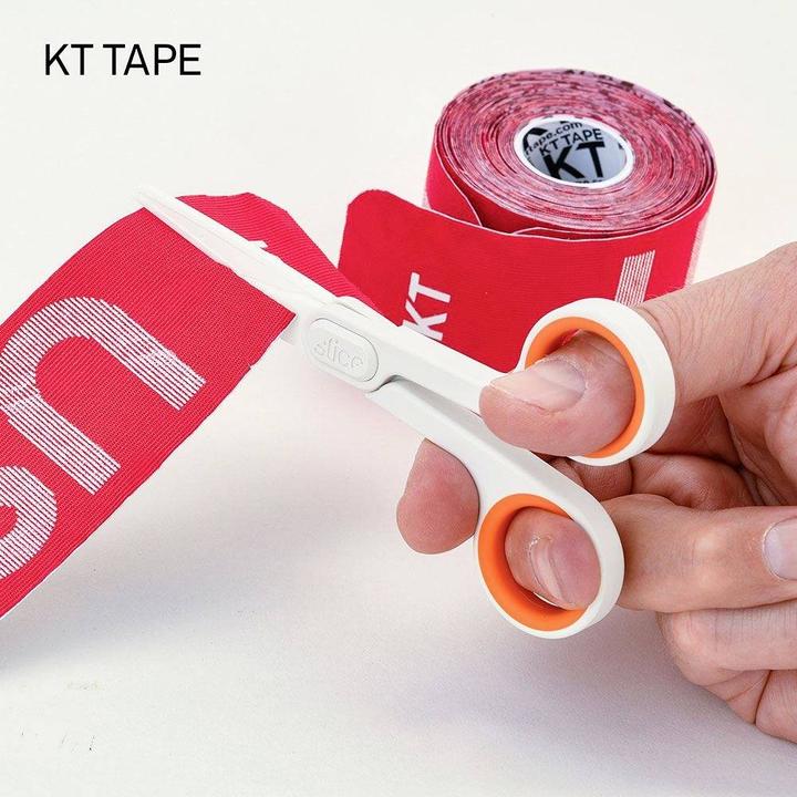 Actual product image Slice 10544 Universal scissors left-handed, right-handed 141 mm White, orange (14.10 cm)