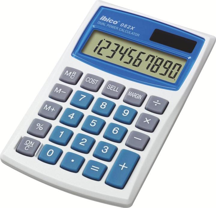 Produktbild Ibico Taschenrechner 212X und 082X, Stromversorgung (Solarzellen, Batterien)