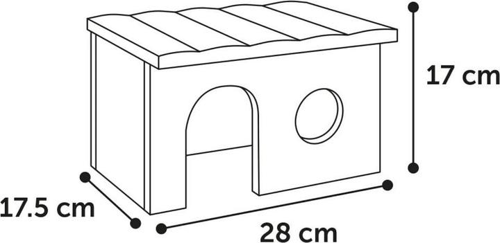 Immagine prodotto Flamingo Casa per coniglio nano e porcellino d'India, Howy M - (540058516216)
