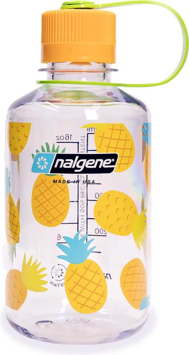 Actual product image Nalgene 16oz NM Clear w/Pineapples print (0.50 l)