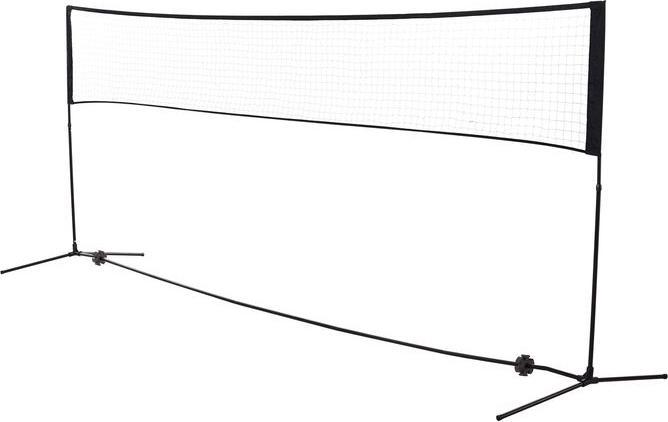 Swisshandel24 Badmintonnetz Volleyball- und Tennis-Netz Tragbar 2 Höhen 94/158cm Tragetasche PE 400 x 60 cm