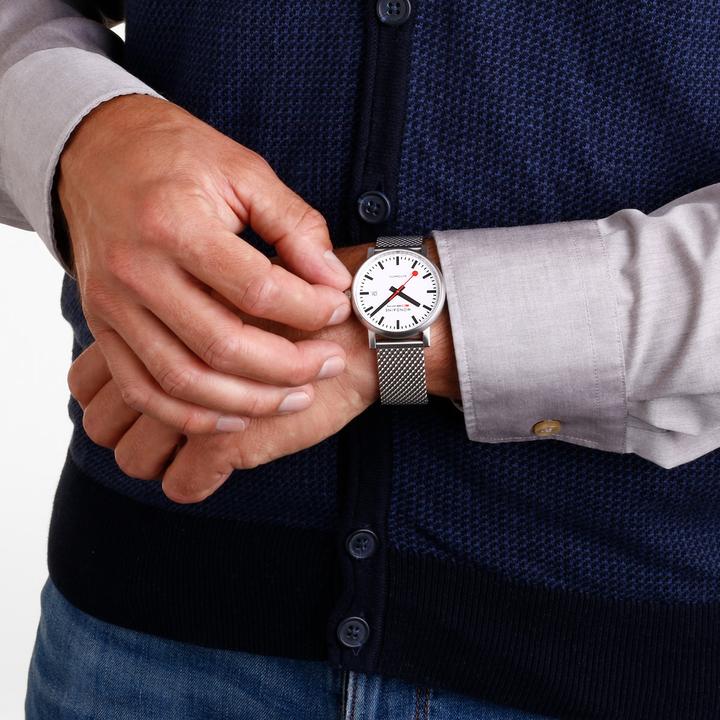 Actual product image Mondaine Evo2 - Automatic (Analogue wristwatch, 40 mm)