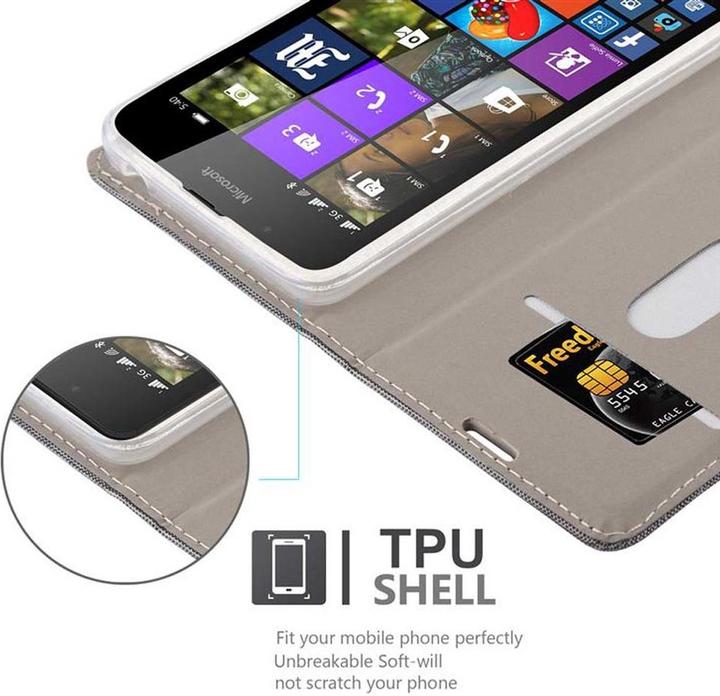 Actual product image Cadorabo Book Jeans Optics Cover (Microsoft Lumia 540)