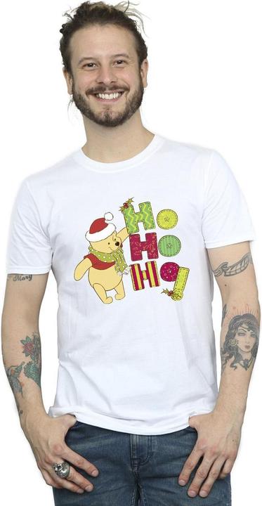 Produktbild Disney Winnie The Pooh Ho Ho Ho Scarf TShirt (M)