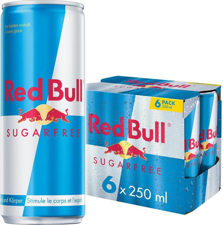 Image du produit Red Bull Boisson énergisante Sugarfree (6 x 25 cl)