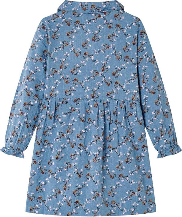 Image du produit VidaXL Robe à manches longues pour enfants Bleu pétrole 140,Matière : 50 (140)