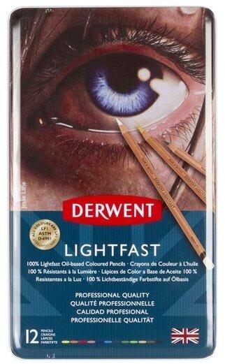 Immagine prodotto Derwent Matite colorate resistenti alla luce, 4 mm, multicolore, 12 pezzi (Multicolore, 12 x)