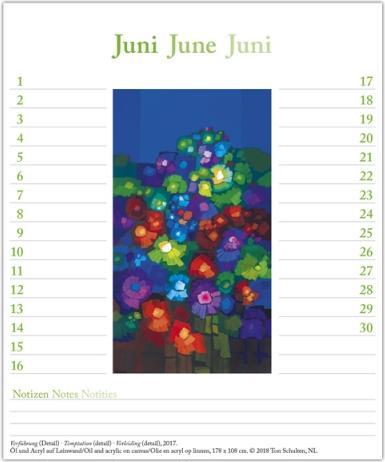 Actual product image Birthday Calendar Schulten Clay