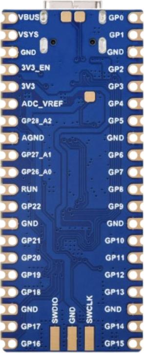 Actual product image WaveShare RP2350-Plus Raspberry Pi Pico basierter MCU mit 4MB Flash