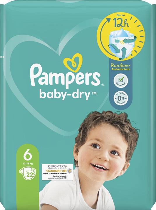 Actual product image Pampers Baby-Dry (Size 6, Pack, 22 Piece)