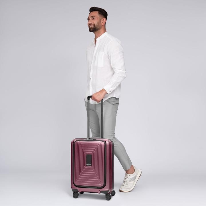 Actual product image Redolz Essentials 14 4-wheel cabin trolley 55 cm laptop compartment with expansion pleat (45 l, Hand luggage (up to 50 litres))