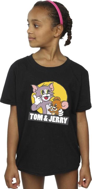 Immagine prodotto Tom & Jerry Sketch Logo Maglietta Ragazze (116)