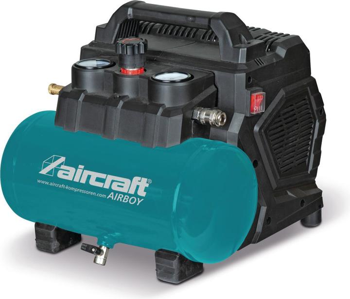 Aircraft Compressor AIRBOY SILENCE 221 OF E Whisper compressor, 8 bar pressure, with 6 litre tank (8 bar, 6 l)