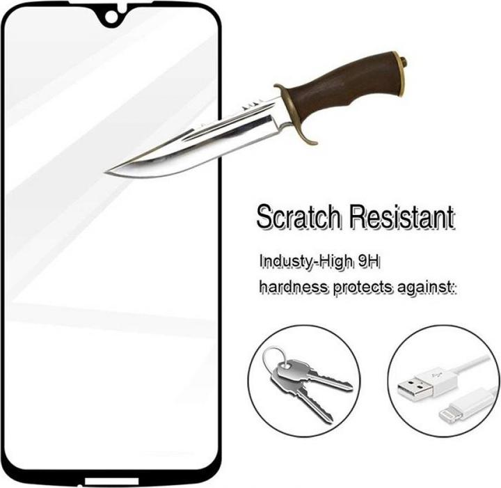 Immagine prodotto Screenguard Motorola Moto G7 Plus Pellicola di vetro protettiva a schermo intero 2.5D 9H (1 Pezzo/i, Motorola Moto G7 Plus)