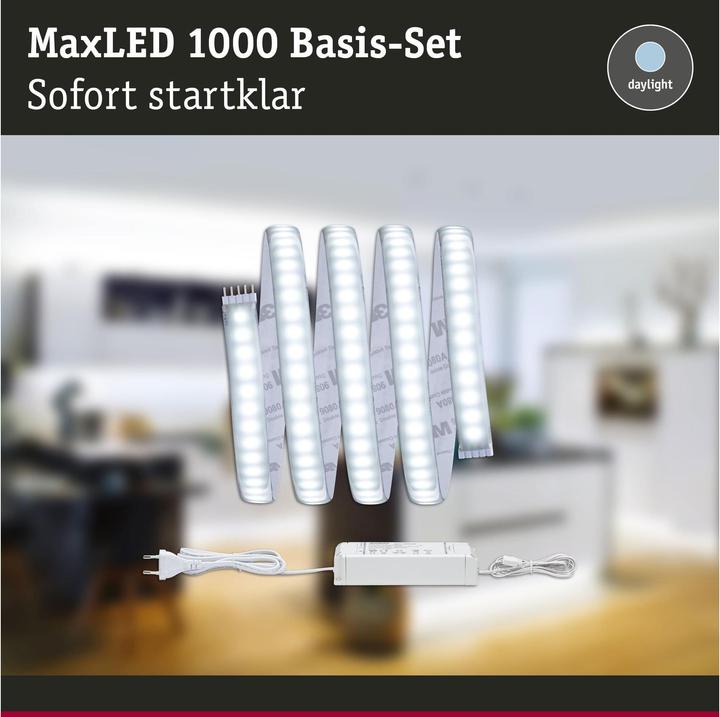 Immagine prodotto Paulmann Set di strisce MaxLED 1000 (Bianco freddo, 150 cm, Interno)