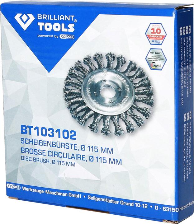 Immagine prodotto Brilliant Tools Spazzola a disco, Ø 115 mm