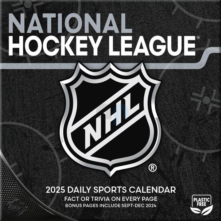 Actual product image NHL - All Team - Desk Calendar 2025 (Spanish, Italian, English, German, French)