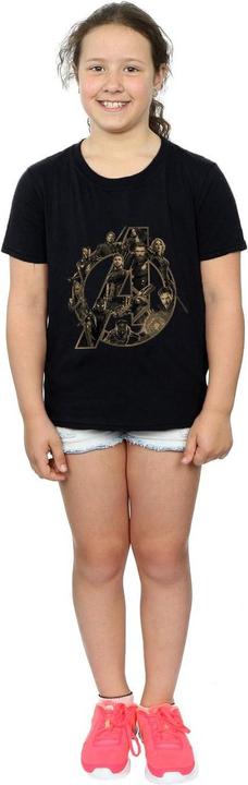 Immagine prodotto Avengers Infinity War Logo Maglietta Ragazze (128)
