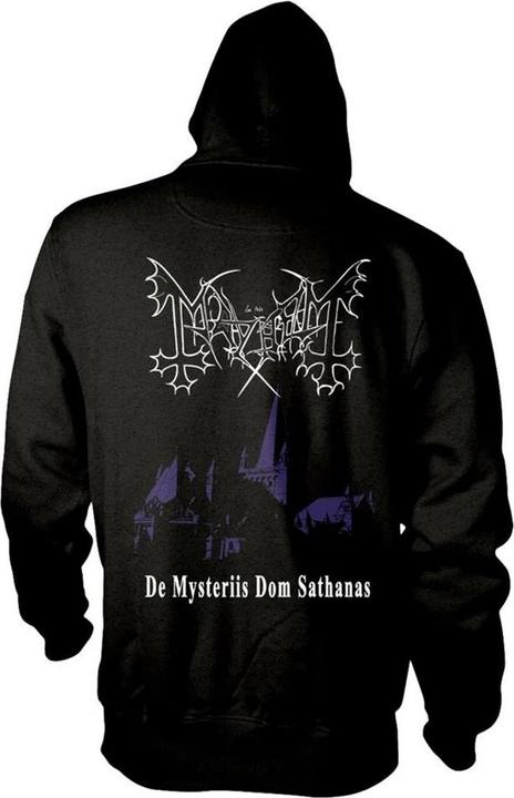 Actual product image Mayhem Unisex Adult De Mysteriis Dom Sathanas Full Zip Hoodie (XL)
