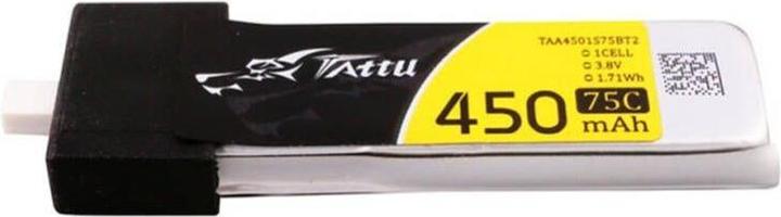 Gens Ace Batterie Lipo HV 450mAh 3.8V 75C 1S1P (5pz). (3.80 V, 450 mAh)