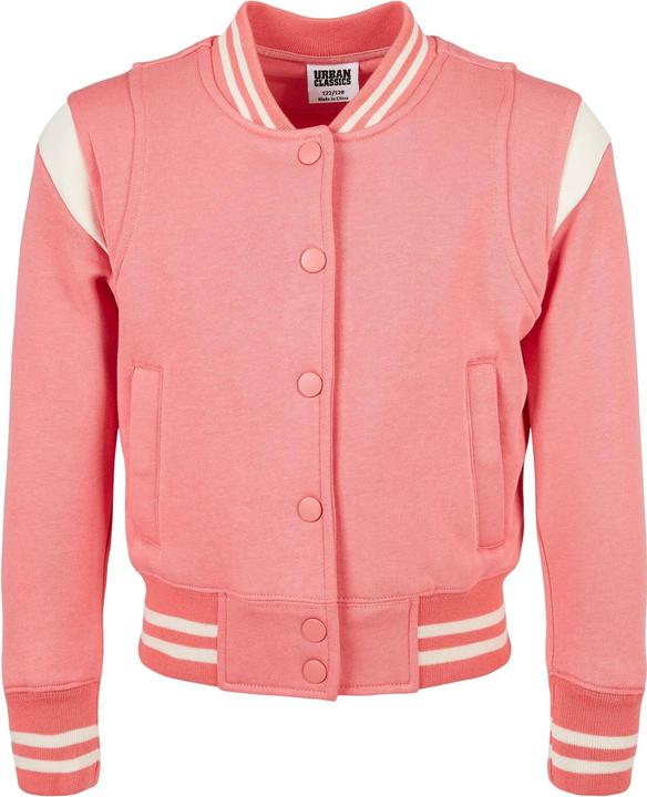 Urban Classics Girls Inset College Sweat Jacket (158, 164)