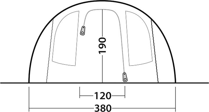 Immagine prodotto Outwell Carolina 6 (Tenda a tunnel, 27.50 kg, 6 persone)