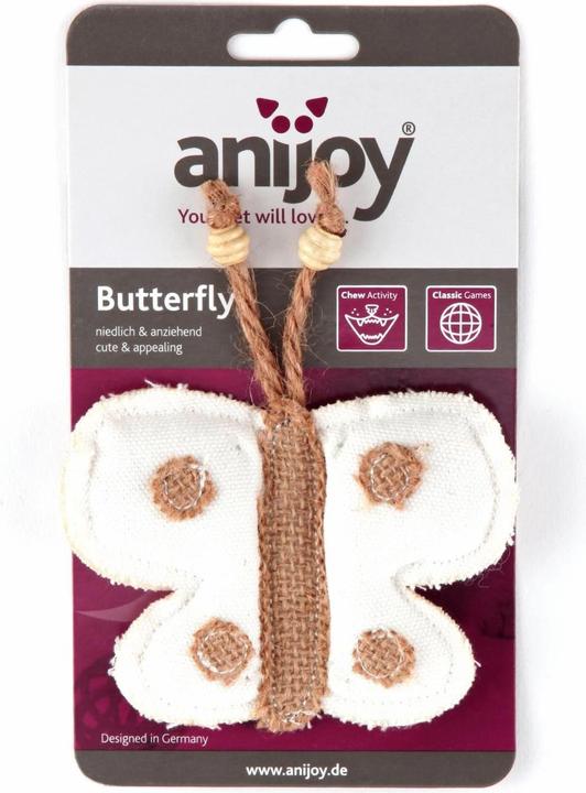 Produktbild Anijoy Katzen-Spielzeug Butterfly (Plüschspielzeug Katze)