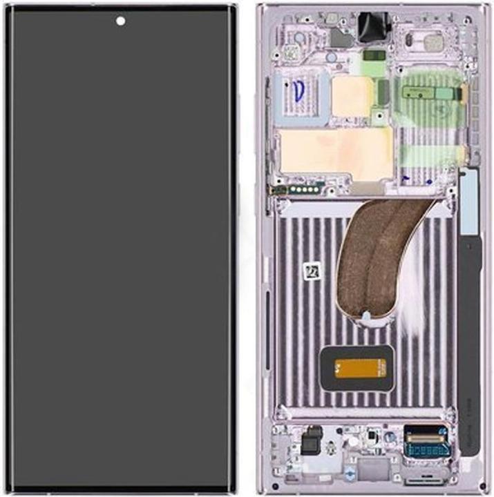 Produktbild Samsung LCD + Touch + Frame für S918B Galaxy S23 Ultra - pink