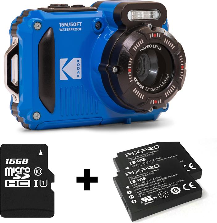 Produktbild Kodak WPZ2 (4.9 - 19.6 mm, 16.35 Mpx, 1/2,3'')