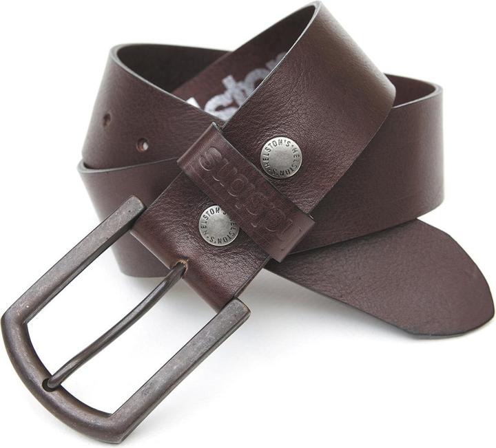 Actual product image Helstons old leather belt (105)