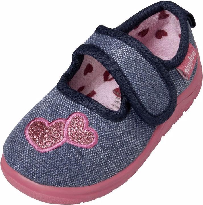 Playshoes Hausschuh mit Klettverschluss (20, 21)
