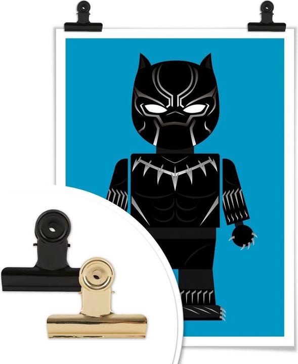 Produktbild Trenddeko Black Panther Spielzeug (30 x 40 cm)