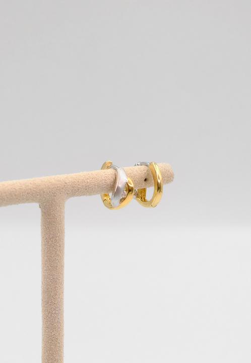 Actual product image Muau Creoles (750, 18 K yellow gold, White gold)