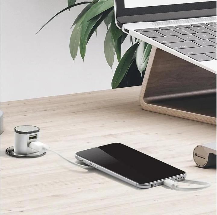 Actual product image Max Hauri MINI POP-UP Charger (2 x, USB-A, 2 m)