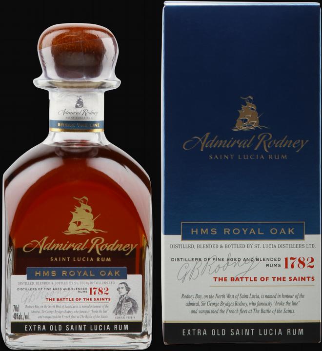 Actual product image Admiral Rodney Extra Old Rum HMS Royal Oak (1 x 70 cl)