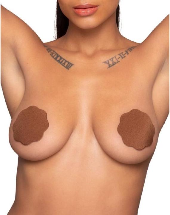 Immagine prodotto Bye Bra Copricapezzoli Riutilizzabili 1 Paio - Marrone Scuro (Confezione singola)