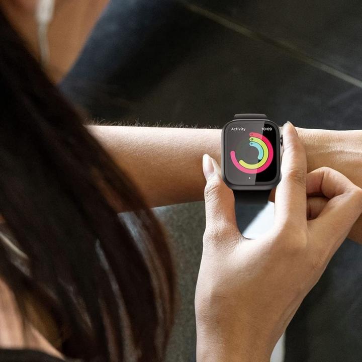 Produktbild Tech-Protect Defense360 case for Apple Watch 4 / 5 / 6 / SE (44mm) - black and orange