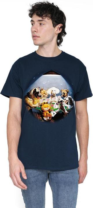 Immagine prodotto Garfield Playing With The Big Dogs Maglietta Uomo (4XL)