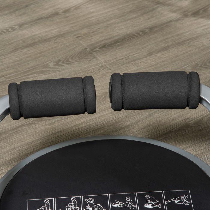 Image du produit Swisshandel24 Exerciseur d'abdominaux, multifonctionnel, 3 résistances, pliable, léger, châssis en acier, noir