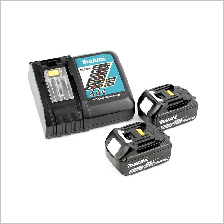 Image du produit Makita Ponceuse orbitale à batterie DBO 180 RFJ 18 V + 2x batterie 3,0Ah + chargeur + Makpac (Ponceuse excentrique)