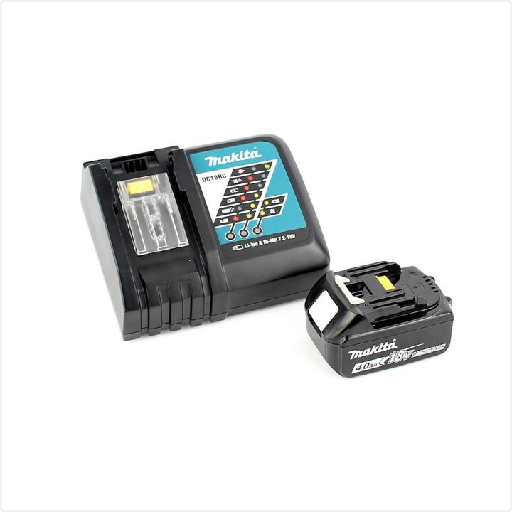 Actual product image Makita DBO 180 RM1J 18 V battery orbital sander + 1x battery 4.0Ah + charger + Makpac (Eccentric grinder)