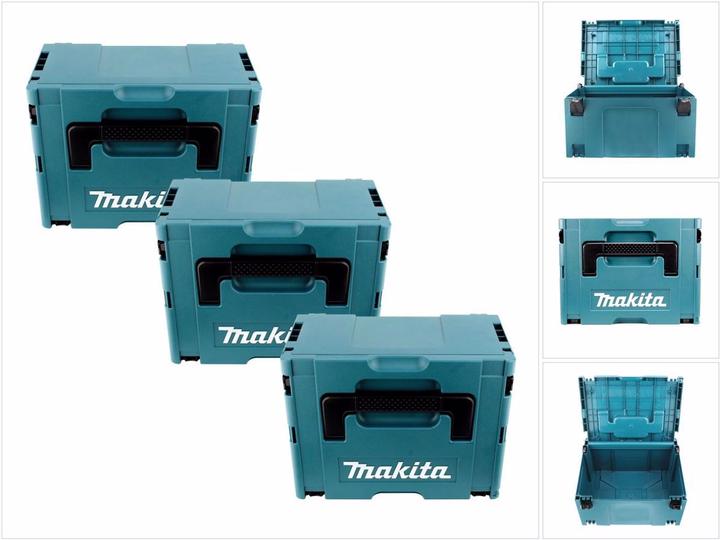 Image du produit Makita MAKPAC lot de 3 Coffrets empilables Taille 3 (3 pièces)