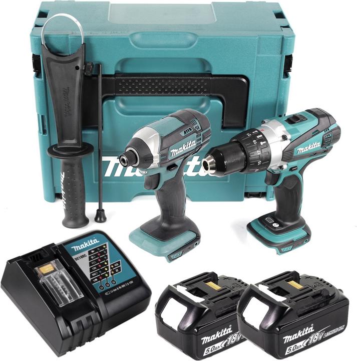 Actual product image Makita DLX 2145 TJ Combi Set (Rechargeable battery operated)